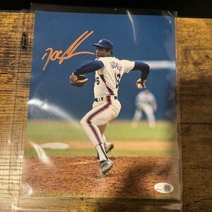 Dwight Doc Gooden Autographed Signed 8x10 New York Mets Photograph JSA COA